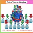 thumbnail image 5 of Pj Masks Balloons Party Supplies 1st Decor Tableware Birthday Cake Topper Decorations Banner Backdrop, 5 of 7
