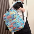 thumbnail image 5 of sususu Backpack for Teen 13 inch Backpacks for School & Travel,Cartoon Daypack (Sky Blue), 5 of 5