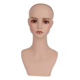 thumbnail image 2 of Maniquí Cabeza Soporte Exhibidor Gorro Peluca Soporte Accesorios PVC Ligero Fácil de Limpiar Adecuado para Salón Tienda Fotografía Entrenamiento Maqui Estilo H, 2 of 8