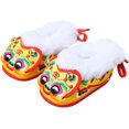 thumbnail image 3 of Zapatos con cabeza de tigre para bebé, zapatos Hanfu con adornos de piel sintética, suelas para niños y niñas, zapatos de Año Nuevo Chino, 3 of 5