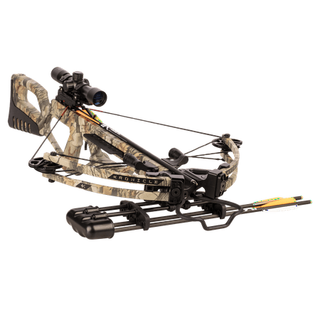 Bear X Kronicle Ready to Shoot Crossbow with Illuminated Scope, Quiver, Bolts, Cocking Rope, and (Best Crossbow For Women)