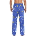 thumbnail image 7 of Men's Pajama Pants with Pockets Sleepwear Lounge Pants Stretch Casual Cute Dolphin Cartoon, 7 of 7