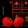 thumbnail image 4 of Flocking Small Bell Pepper Chinese Traditional Lantern Round Lanterns Home Ornament Chinese Festival Lanterns Red Lantern Mini Lantern Wedding Lights Flocking Cloth Christmas, 4 of 7