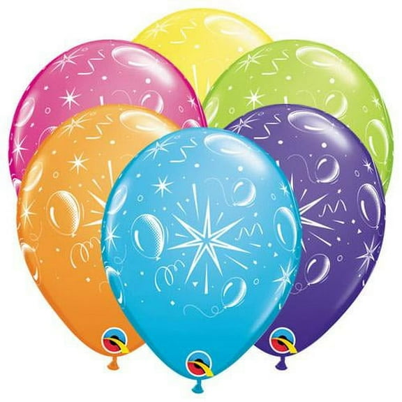 LOONBALLOON Misc-prints-patterns, 11″ SPARKLE BALLOONS