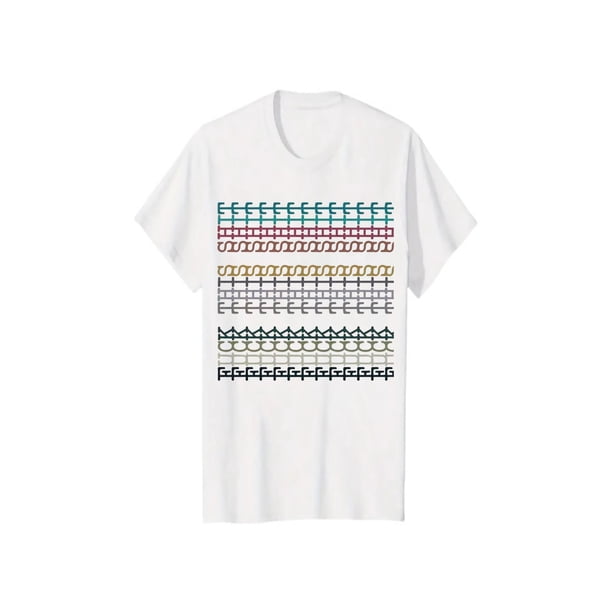 Vibrant Repeating Graphic Tee – Perfect for Fashion-Forward individuals Looking to Stand out