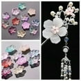 thumbnail image 3 of U8MO 10pcs 13.5mm Flower Crystal Glass Loose Pendant Craft Beads Jewellery Making DIY-10#, 3 of 7