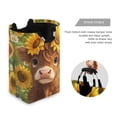 thumbnail image 3 of Laundry Basket Collapsible Laundry Basket Hamper with Handles for Dorm Clothes Toy Storage Cute Highland Cow, 3 of 7