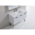 thumbnail image 4 of Kubebath Bosco 48" Modern Bathroom Vanity w/ Quartz Countertop and Matching Mirror, 4 of 6