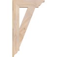 thumbnail image 3 of Ekena Millwork 3 1/2"W x 16"D x 28"H Traditional Traditional Smooth Bracket, Douglas Fir, 3 of 4