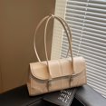thumbnail image 3 of Bolso de hombro retro francés de alta gama para mujer, nuevo estilo 2025, versátil, ligero y de moda, tipo baguette., 3 of 5