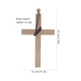 thumbnail image 2 of Shisuyan Photography Background Cross Pendant Chocolate Plastic 4Pcs 9.3X5.2X0.4In, 2 of 8