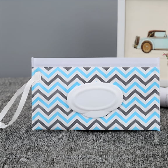 ACDANC Baby Wipe Dispenser Portable Refillable Wipe Holder Baby Wipes Container Wipe Dispenser Reusable Travel Wet Wipe Pouch