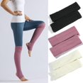 thumbnail image 3 of FAYNIXHSC 22inch Women's Warm Knitted Leg Protection Socks, Leg Protection Socks for Ballet, Yoga, Latin Leg Guards, 3 of 8