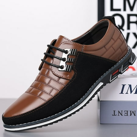 

Clearance High Goods Regular Large Size Men‘s Shoes Fashionable Light Casual Shoes Lace-up Four Seasons