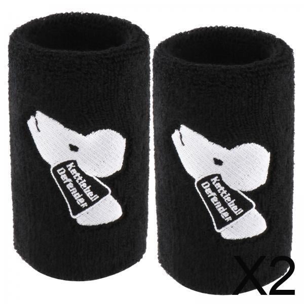 Muñequeras Kettlebell 2x2x, Soporte Para Muñeca Para Levantamiento De Pesas Para Hombres Y Mujeres, Color Negro