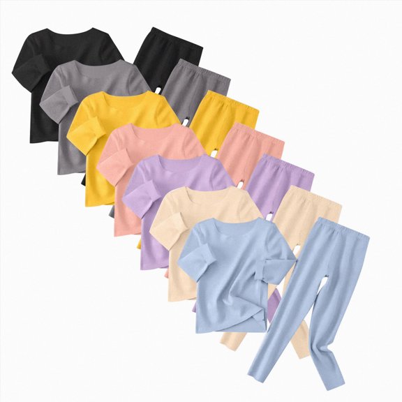 Baby Pajamas Set Pjs - Kids Toddler Boy Girl Short Long Sleeve Snug Fit Sleepwear,Flexible 6-12 Months 12-24 Months 2t 3t 4t 5t 6t 7t 8t 9t Children Pink 12-18 Months