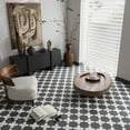 thumbnail image 2 of Seville Graphite Black 7" Star with Light Gray 5" Cross Matte Porcelain Wall and Floor Tile (10.62 sq ft/case) - 68 Pack, 2 of 6