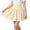 Beige, variant on Girls Active Skorts High Waisted Trendy Dance Workout Slim Short Lined Tennis Skirts School 5-16 Years