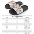 thumbnail image 2 of GZHJMY Stylish Slides for Women Men, Pink Roses Soft Flexible Slip-on Sandals Slippers, 2 of 7