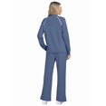 thumbnail image 4 of Conjuntos de Salón para Mujer, Conjuntos de 2 Piezas para Otoño, Pantalones Anchos, Conjuntos A Juego, Ropa de Mujer Azul Mar S, 4 of 8