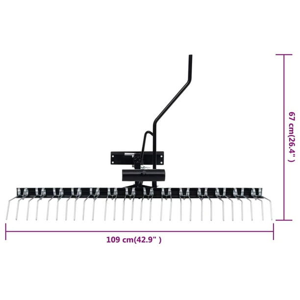vidaXL Scarifier for Ride on Mower 109 cm Walmart