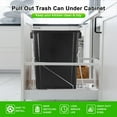 thumbnail image 2 of Pull Out Trash Can Under Cabinet, Adjustable Slide Out Shelf for Kitchen Trash Can Under Sink, 2 of 6