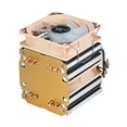 thumbnail image 3 of 4 Heat Pipe 9cm Twin Towers PC Cooler Air-cooled CPU Cooling Fan Suitable For Installing LGA775 115x 1200 1700 1366 i3 i5 i7 AMD, 3 of 6