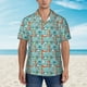 thumbnail image 2 of Fotbe Sea Lighthouse Camisa Hawaiana para Hombre Unisex – Camisa Casual de Verano con Botones de Manga Corta de Algodón y Lino,3X-Large, 2 of 7