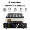 thumbnail image 3 of Maquina Eléctrica Industrial Comercial Mini Hotcakes Pancake Color Blanco SelectShop EL4C6, 3 of 4