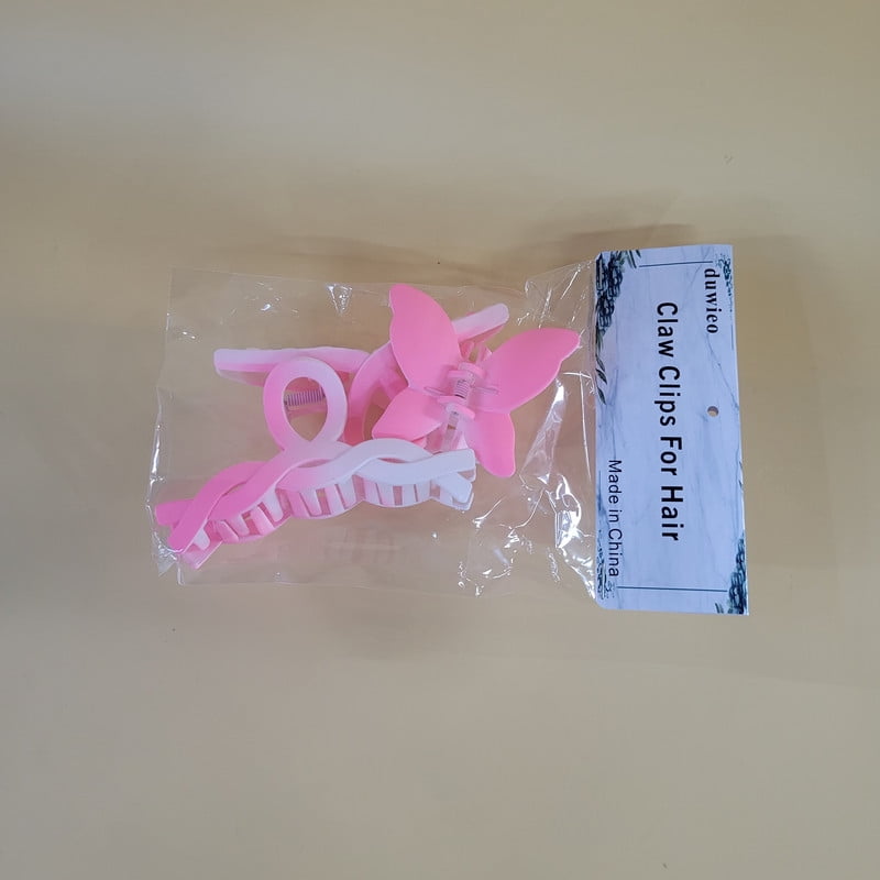 duwieo Claw clips for hair – Strong Hold Non-Slip Jaw Clips, Durable Matte Hair Clamps for Thick, Thin, Curly, or Long Hair