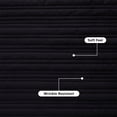thumbnail image 4 of Mainstays Soft Velvet Pillow Sham, Standard, Rich Black, 1 Pack, 4 of 7