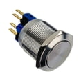thumbnail image 4 of Interruptor mático con botón pulsador de 22 mm a prueba de agua, terminal de 250 4 piezas para automóvil, motocicleta, computadora, Yotijar Interruptor de botón pulsador, 4 of 5