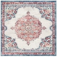 thumbnail image 3 of SAFAVIEH Brentwood Cahal Oriental Area Rug, Ivory/Red, 6'7" x 6'7" Square, 3 of 13