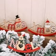 thumbnail image 1 of Xihbxyly Decoración Navideña Creativa, Hermosos Patrones Festivos, Tela, Decoración Festiva Versátil, Perfecta para Fiestas de Navidad, Tamaño 16 X 9,5 Cm, Incluye Una Pieza., 1 of 2
