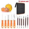 thumbnail image 1 of Kit de Sculpture Citrouille d'Halloween, 11 Pcs Professionnel Robuste, 1 of 5