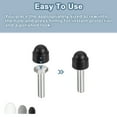 thumbnail image 6 of Uxcell Nut Protection Cap, 50Pcs M3x6x9mm - Plastic Hexagonal Screw Protection Cap, Dome Acorn Hex Head Bolt Covers (Black), 6 of 7