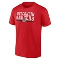 thumbnail image 2 of Men's Red Wisconsin Badgers Collegiate Stack T-Shirt, 2 of 3