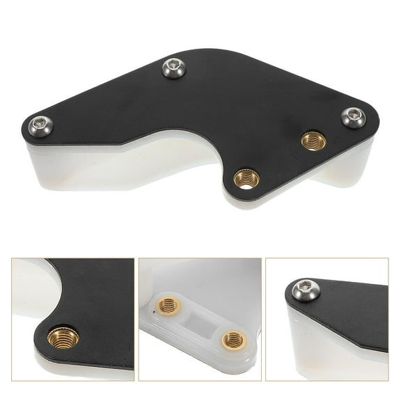 IDEANATEGRATE Chain Guard Protector for Motorcycle 1Pcs Black Nylon Metal 14.50X7.50X4.00CM