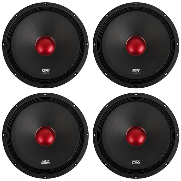 4 MTX Thunder RTX128 12” 2400w 8-Ohm Mid-bass/Midrange Car/Pro Audio Speakers