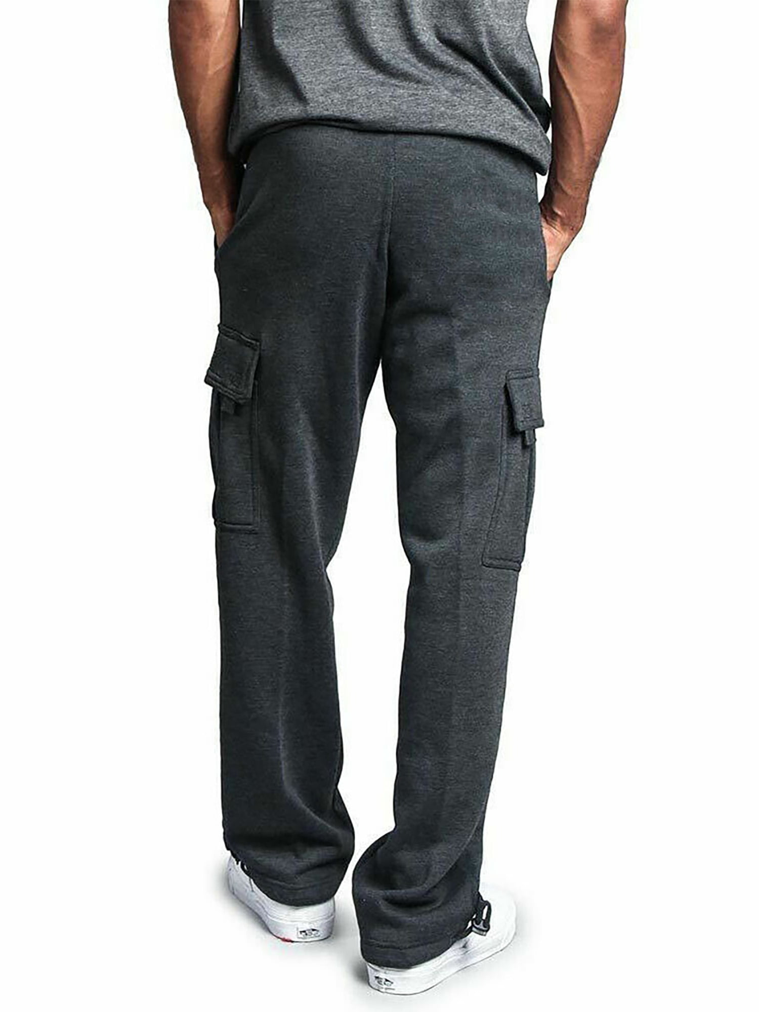 Wrangler Men's Big and Tall Cargo Sweatpant ,Big Size Up To 6XL And Tall Size Up To 4XT