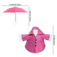 thumbnail image 2 of 23" Porch Goose Raincoat Set - Festival Versatile Costume, Outdoor Decoration （D）, 2 of 3