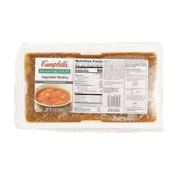 Campbells Signature Vegetable Condensed Soup, 4 Pound 3 per case