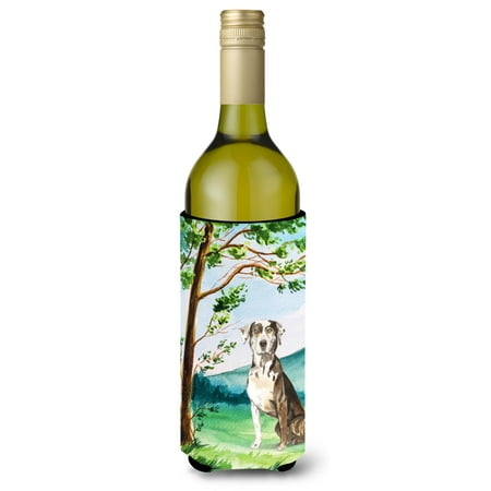 Under the Tree Catahoula Leopard Dog Wine Bottle Beverage Insulator Hugger