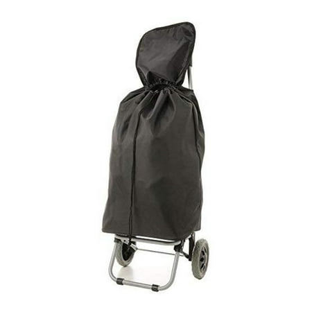 Hoppa 23a Lightweight Grocery Foldable Shopping Cart Trolley Black Walmart Canada