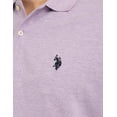 thumbnail image 3 of Polo de Piqué de Algodón Sólido para Hombre U.S. Polo Assn. Lila Talla M, 3 of 3