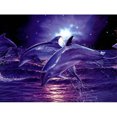 thumbnail image 1 of Taladro de pintura de diamante (DE6231) 5D DIY Dolphin Full Round Rhinestone Art K124 45x60cm FLhrweasw Nuevo, 1 of 1