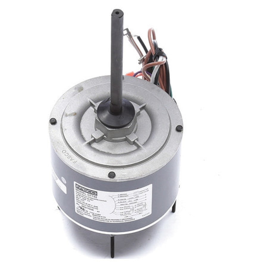 Fasco D7748 Condenser Fan Motor, 1/3 HP, 208230 Volts, 1075 RPM, 1 Speed, 5.6" Diameter