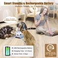 thumbnail image 5 of 3 In 1 Fully Automatic Cat Toy Interactive Cat Toys for Indoor Cats, Motion Activate Automatic Cat Toys, Hunting Chase Hide and Seek Game, Plush Rat Tail & Whack A Mole & Rotating Feather Wand, 5 of 8