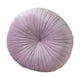 thumbnail image 4 of Cojín redondo, cojín de suelo, elegante y multifuncional, para cama, silla, sofá, Violeta claro, 4 of 9