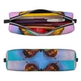 thumbnail image 2 of Rocae Oil Painting Beautiful Butterfly for Pen and Marker Pouch with Zipper for Men and Women, Stationery Bag Pen Holder for Work and Office, 2 of 9